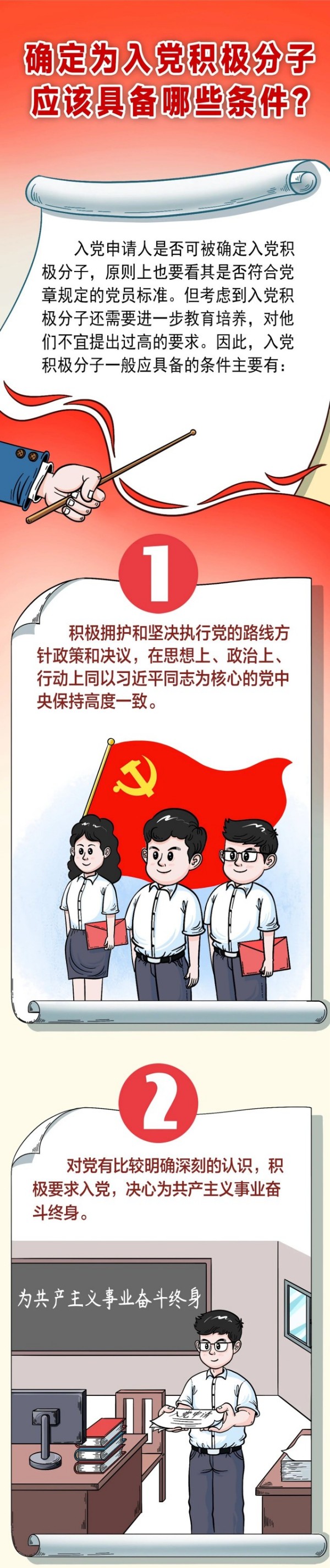 黨建課堂 | 第3期： 入黨積極分子的標(biāo)準(zhǔn)出爐，你符合幾條？