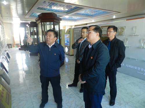 市委常委、宣傳部部長名樹偉到公司調(diào)研指導(dǎo)工作