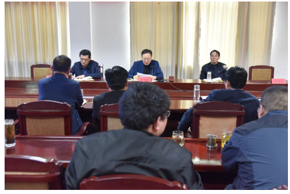 公司機(jī)關(guān)召開傳達(dá)學(xué)習(xí)肥城“兩會”精神專題會議