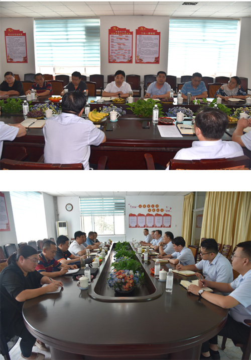 肥城市建筑安裝業(yè)發(fā)展中心領(lǐng)導(dǎo)蒞臨公司調(diào)研指導(dǎo)工作