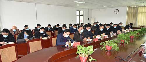 公司召開“聚力落實 沖刺攻堅”機關工作會議