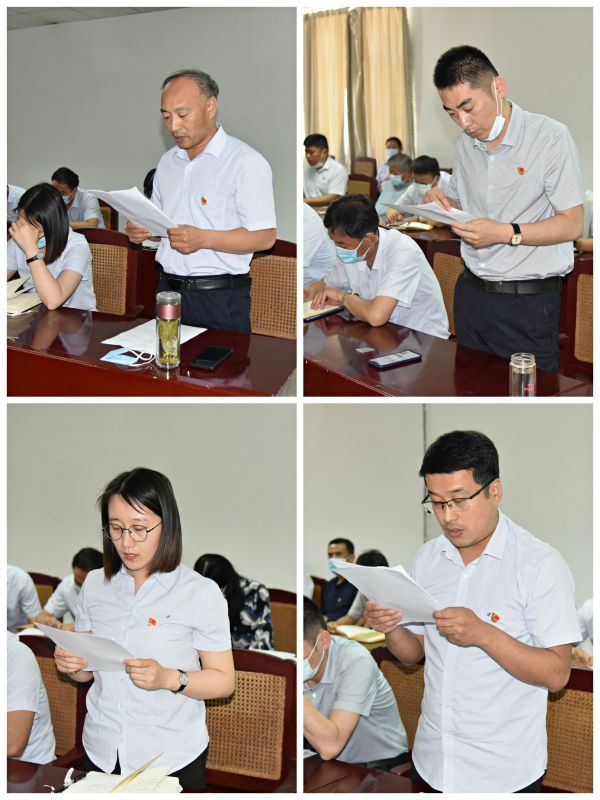 公司召開討論預(yù)備黨員轉(zhuǎn)正支部大會