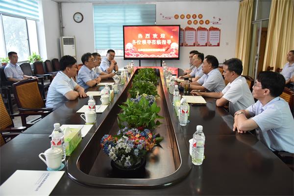 肥城市委副書(shū)記、市長(zhǎng)展延安一行 蒞臨公司調(diào)研指導(dǎo)工作