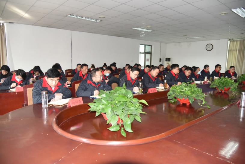 公司召開“知責有為勇?lián)?凝心聚力抓落實”機關(guān)工作會議