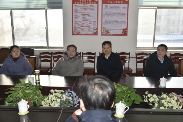 肥城市委常委、宣傳部部長(zhǎng)步文蒞臨公司調(diào)研指導(dǎo)工作